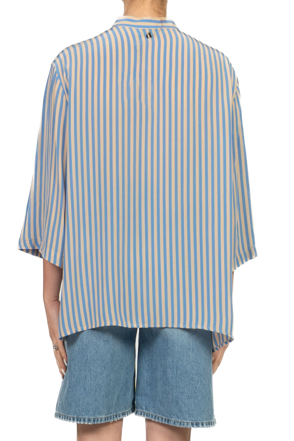 Dixie - Camicia rigata manica 3/4 Art. CFRN1IG