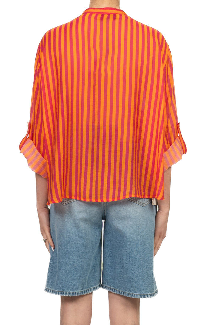 Have One - Camicia rigata collo coreano Art. CVS-Q423