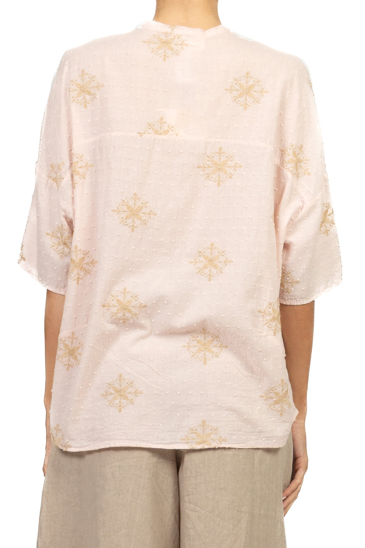 Vicolo - Camicia mussola ricamata Art. TAB2814