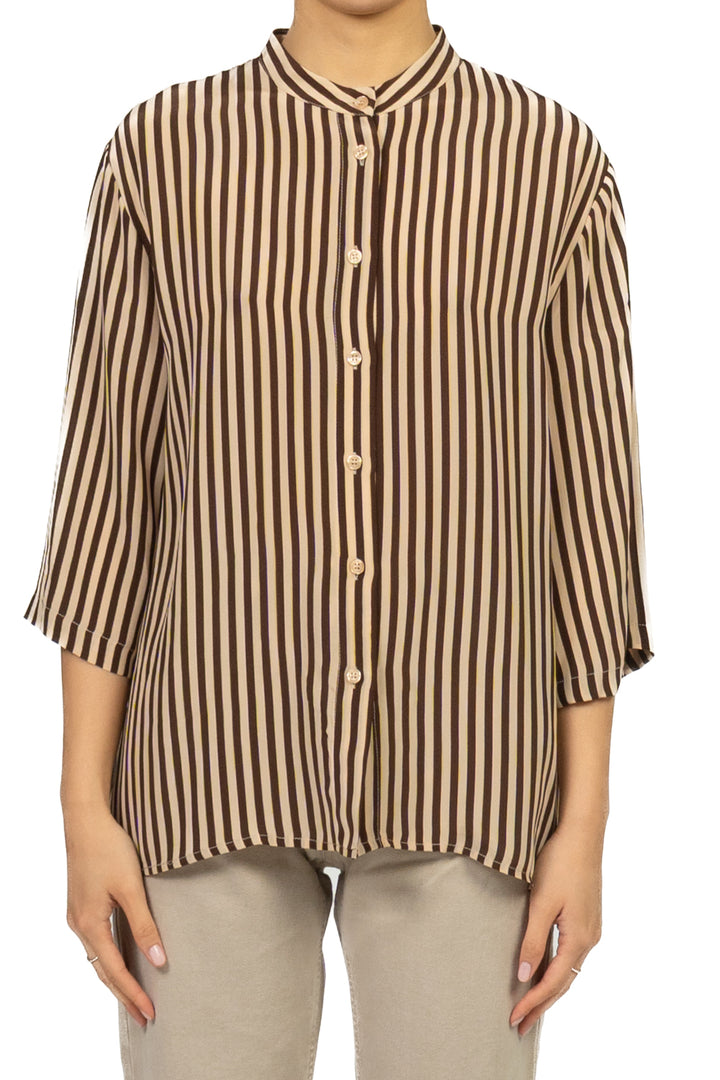 Dixie - Camicia rigata manica 3/4 Art. CFRN1IG