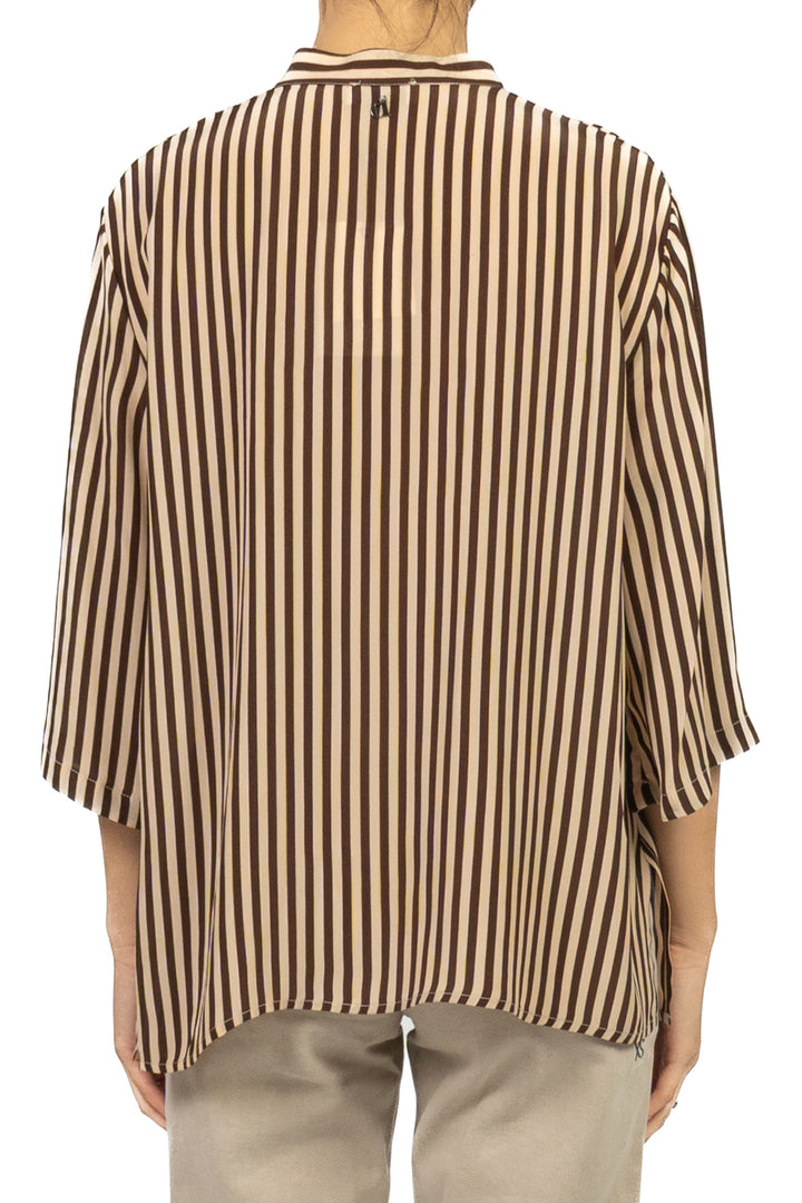 Dixie - Camicia rigata manica 3/4 Art. CFRN1IG