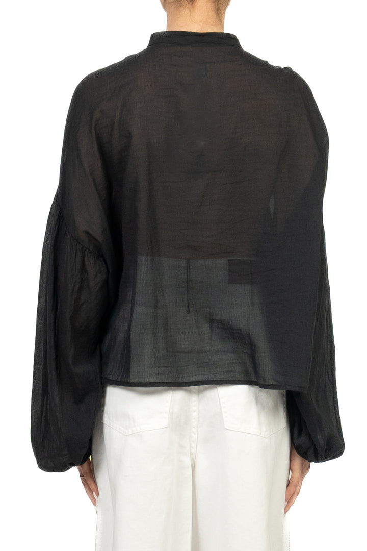 Tensione In - Camicia in mussola manica palloncino Art. PE260303