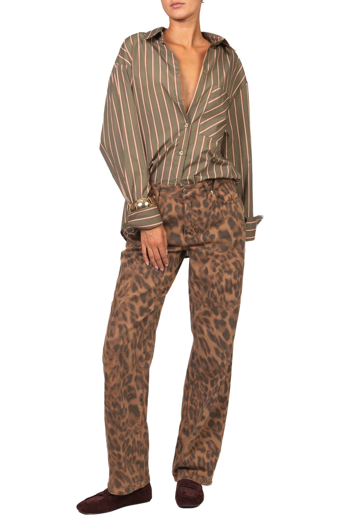 Have One - Camicia gessata con taschino Art. CVL-R073