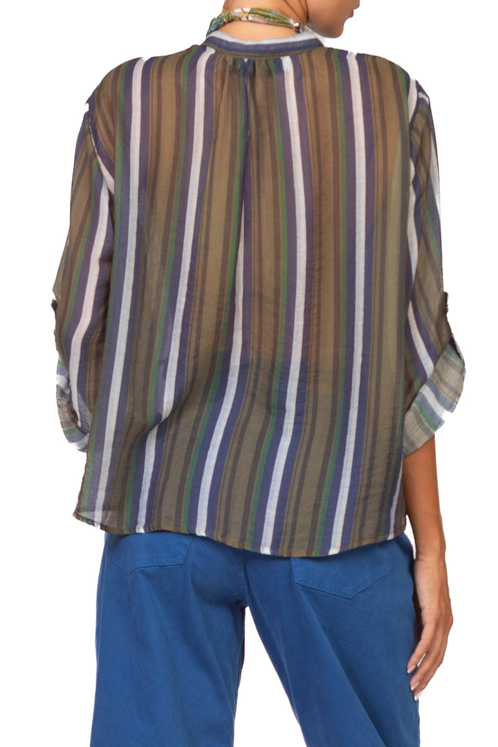Have One - Camicia rigata con collana Art. CVS-R066