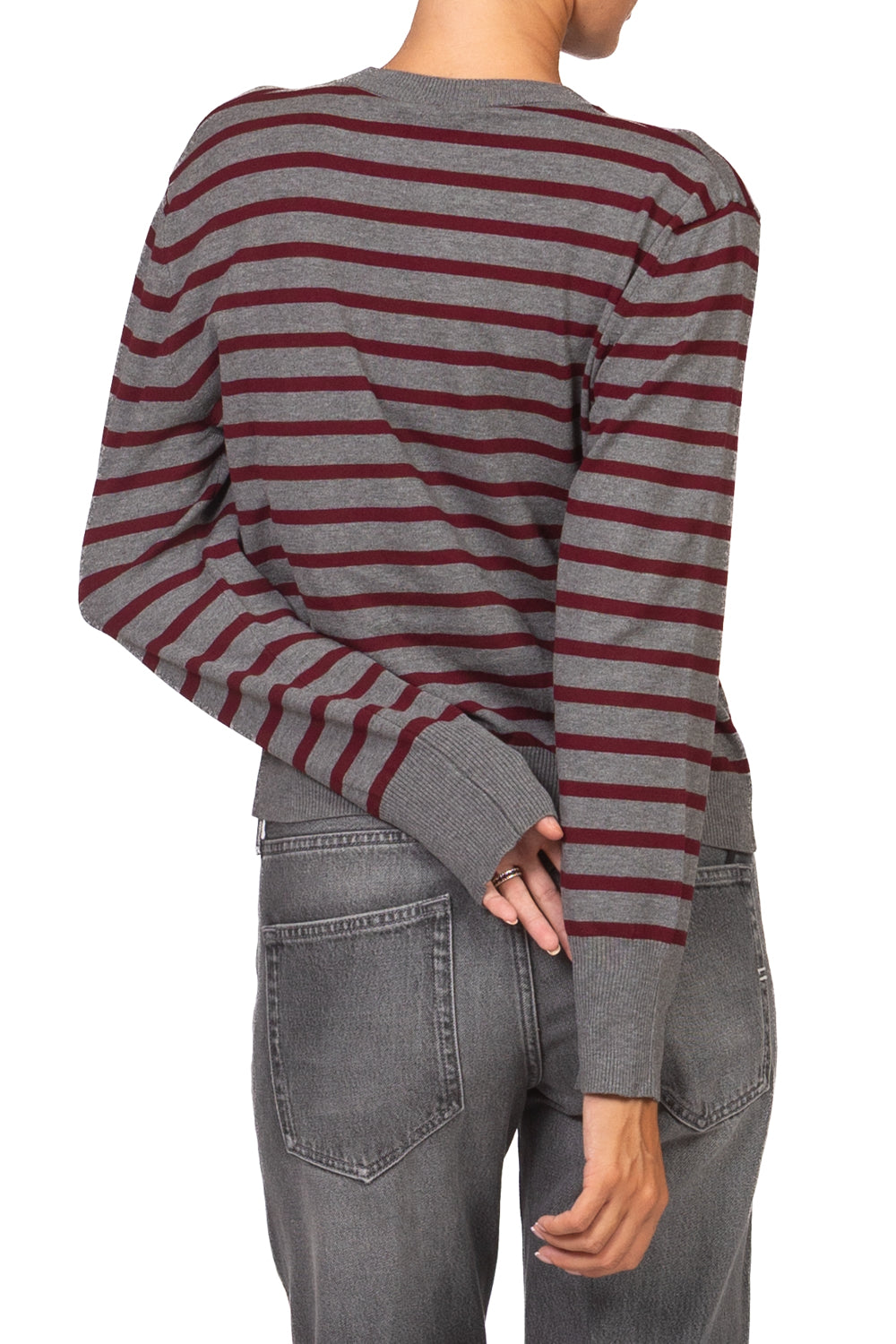 Tensione In - Maglia girocollo rigata Art. W6HMJ36A418