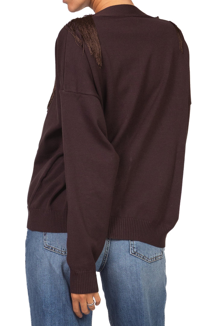 Kontatto - Cardigan frange Art. 3M1874NI