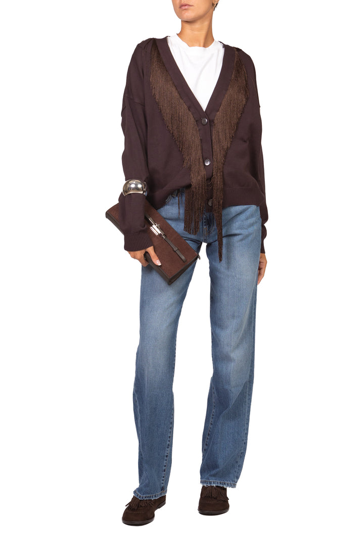 Kontatto - Cardigan frange Art. 3M1874NI