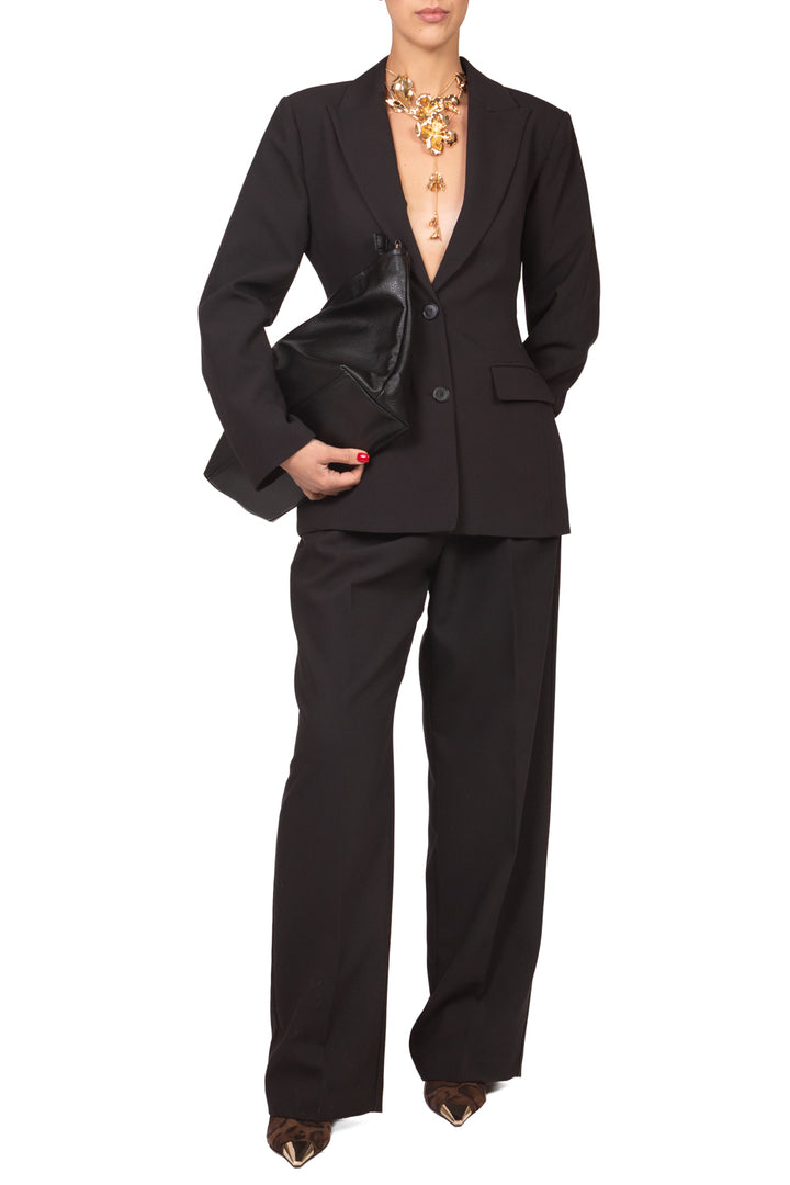 Vicolo - Pantalone palazzo con pinces Art. TAC1115