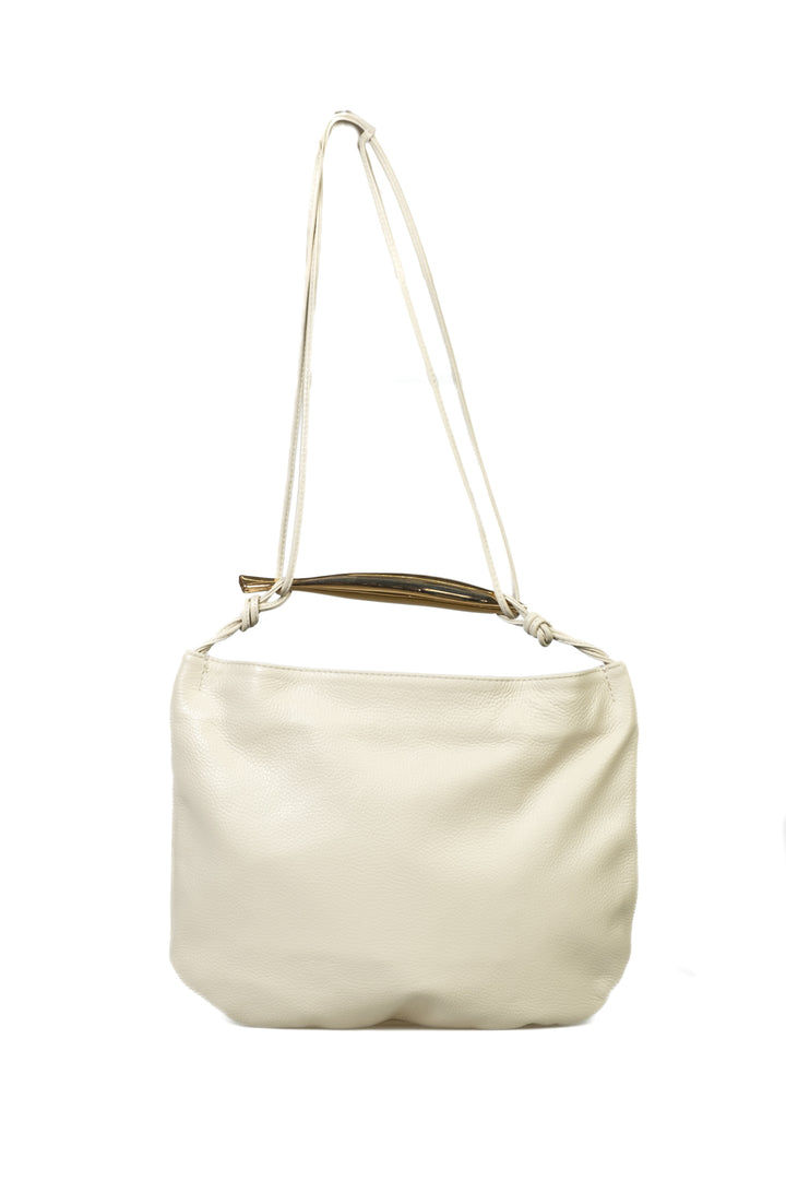 Upper - Borsa a mano con manico dorato