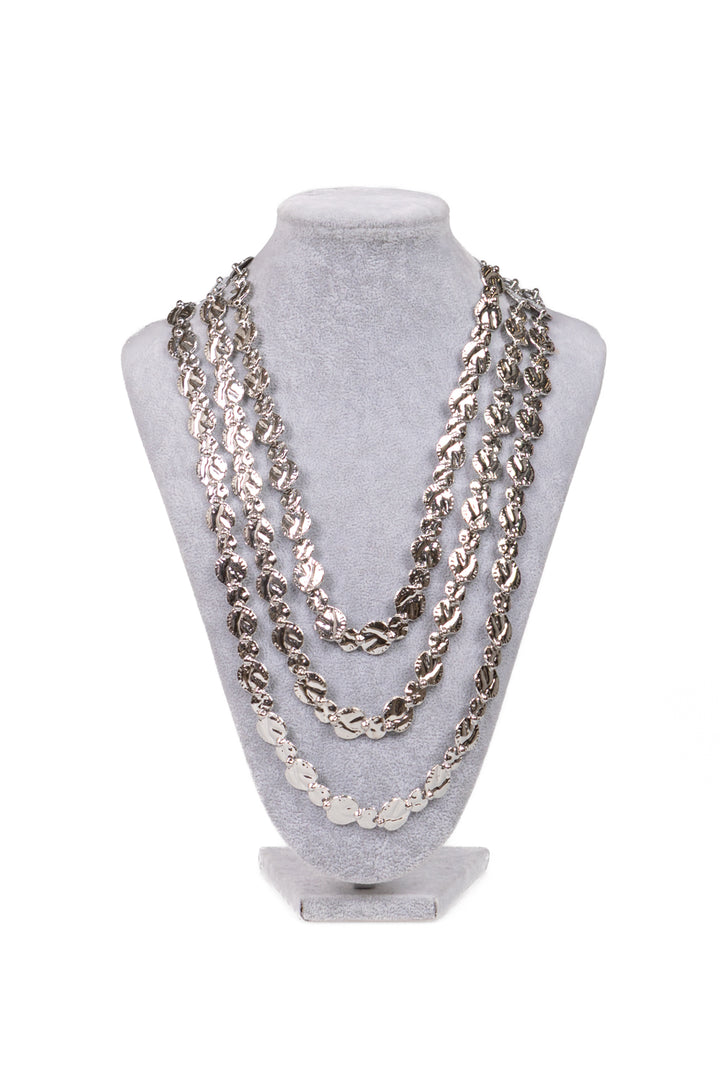 Upper - Collana tre giri martellata