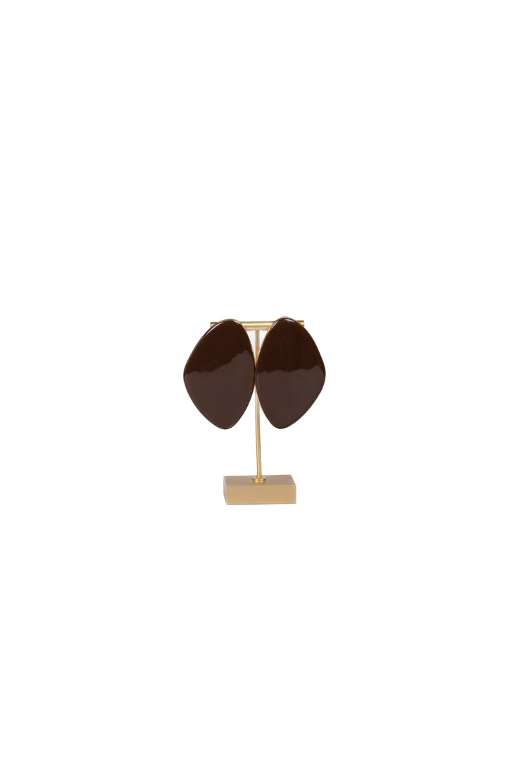 Upper - Orecchino grande asimmetrico smaltato