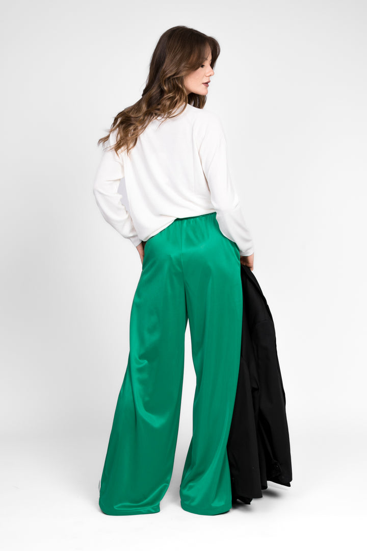 Vicolo - Pantalone acetato banda laterale con coulisse Art. TD1028