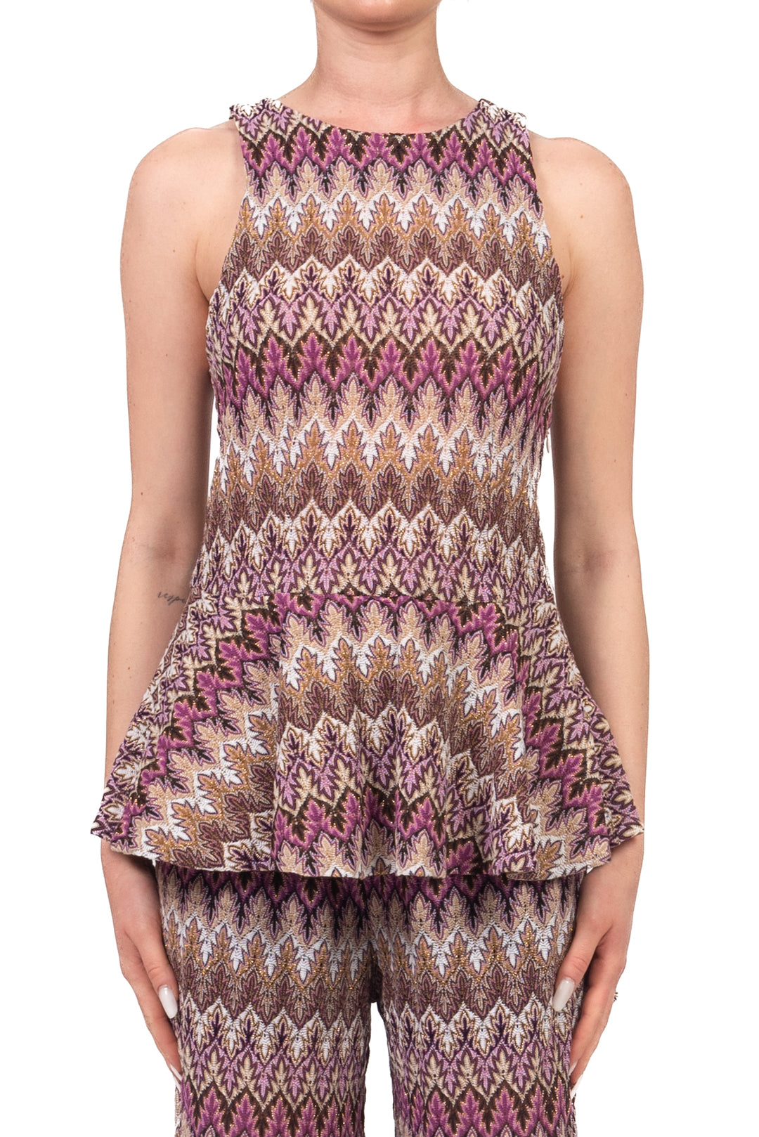 Tensione In - Top peplum fantasia Art. S26TF32