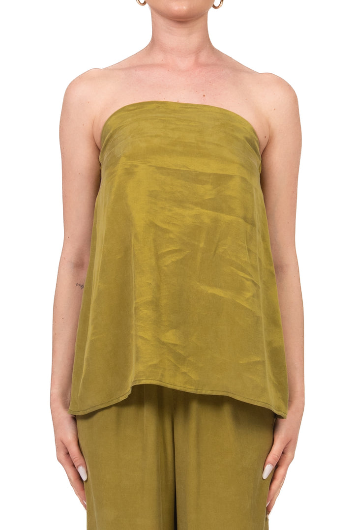 Tensione In - Completo top e pantalone in cupro  Art. YO1526