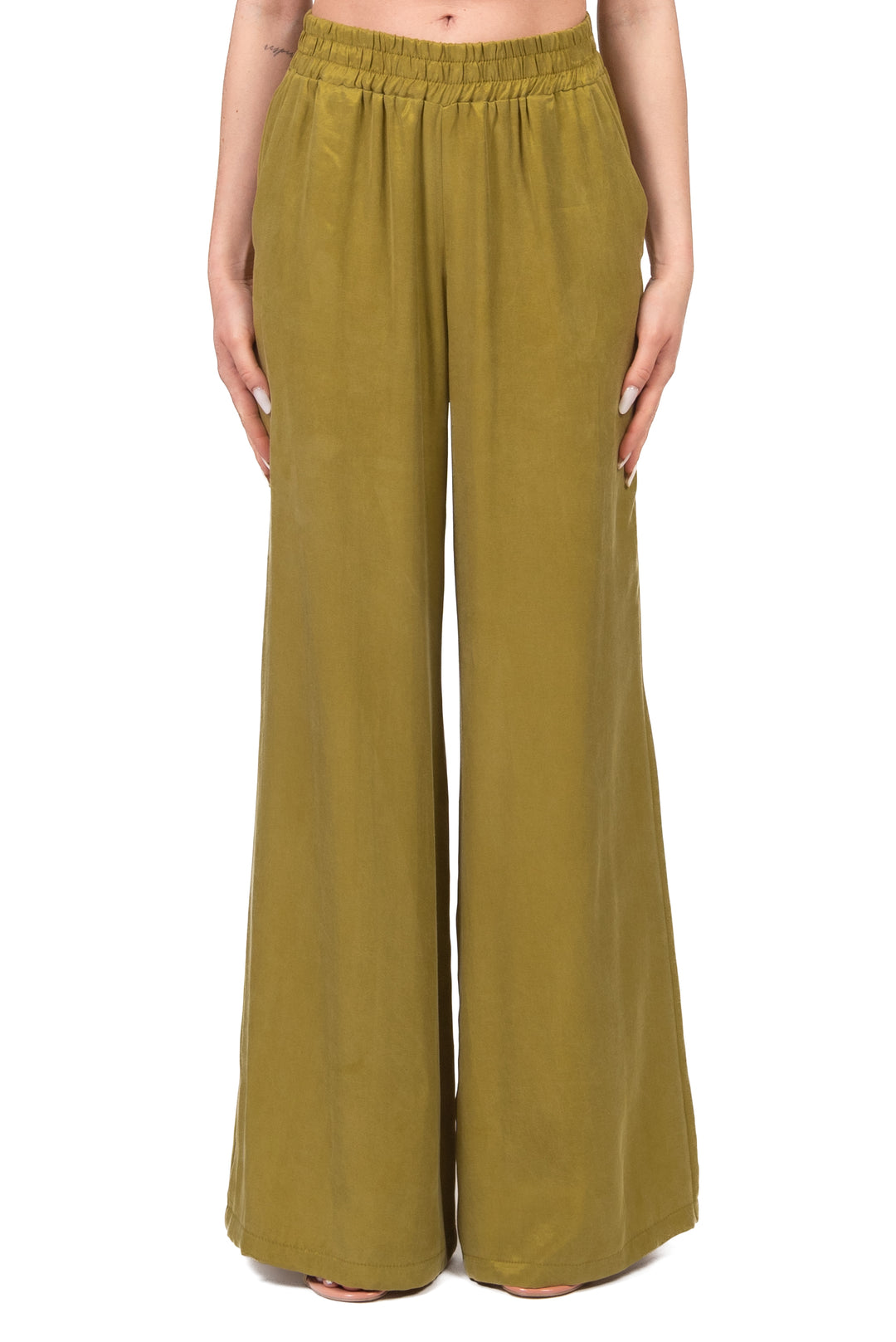 Tensione In - Completo top e pantalone in cupro  Art. YO1526