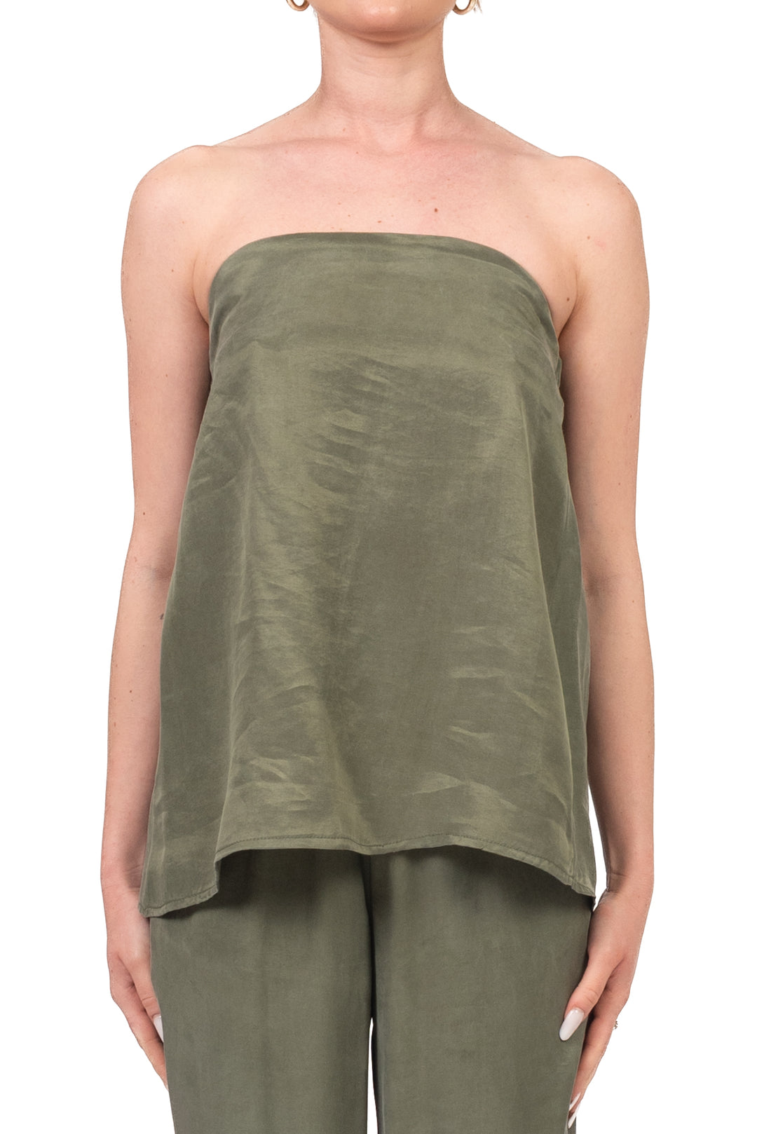 Tensione In - Completo top e pantalone in cupro  Art. YO1526