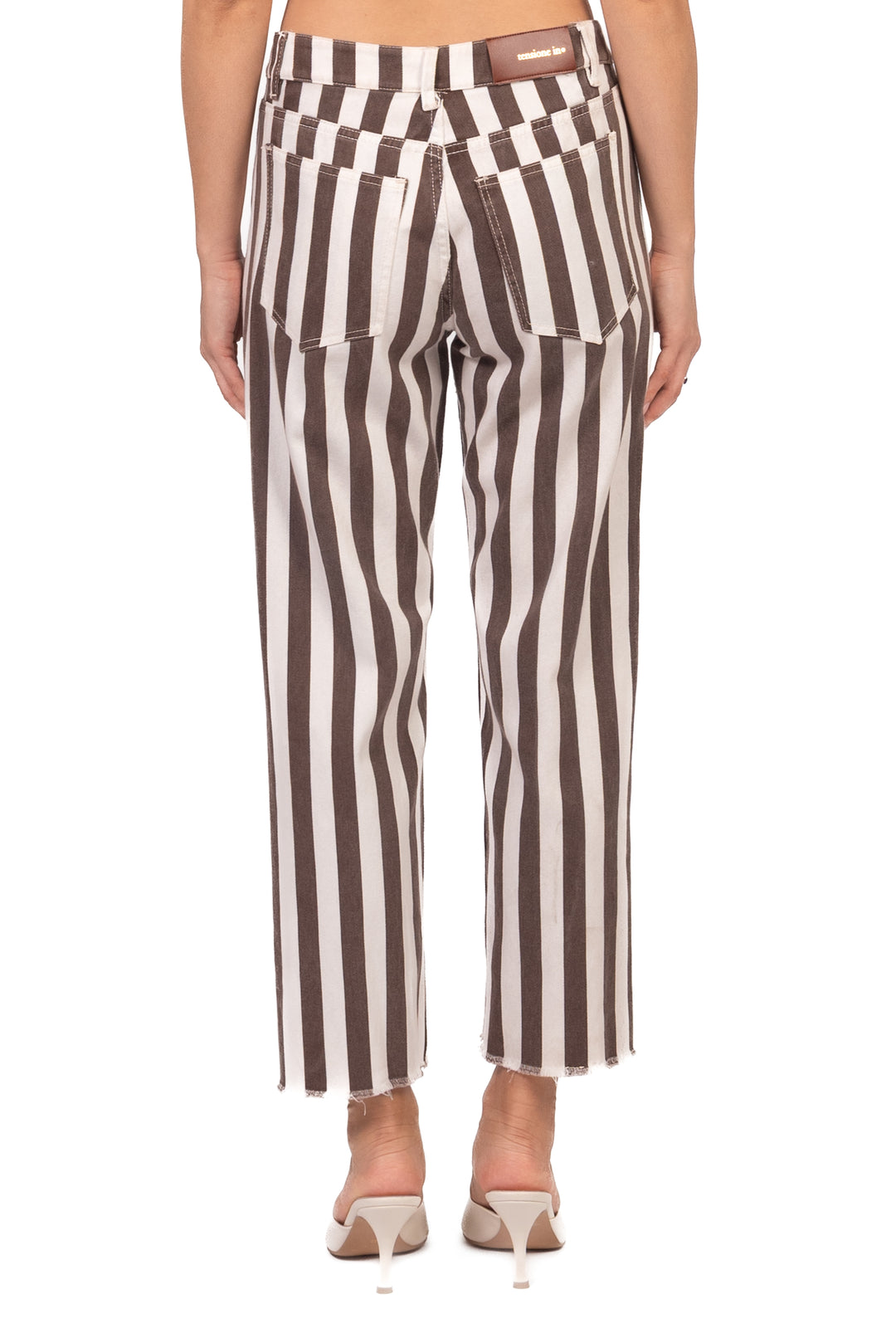 Tensione In - Jeans gamba dritta rigato Art. YQ1625
