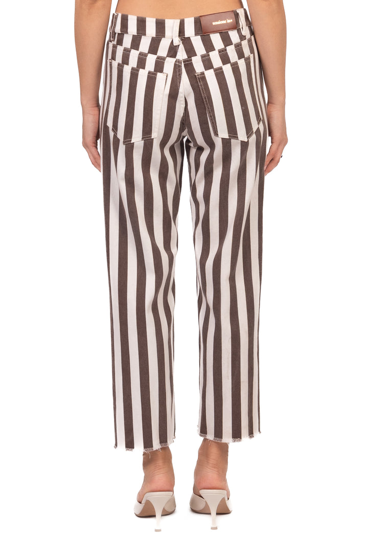 Tensione In - Jeans gamba dritta rigato Art. YQ1625