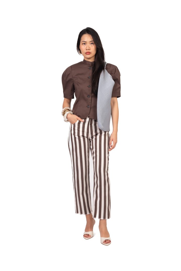 Tensione In - Giacca crop manica corta Art. 26B4542