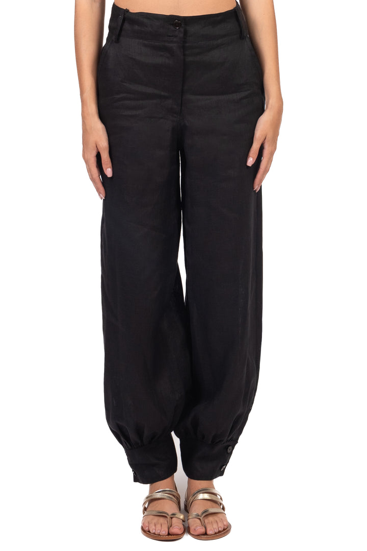 Tensione In - Pantalone jogger in lino Art. S26PF28