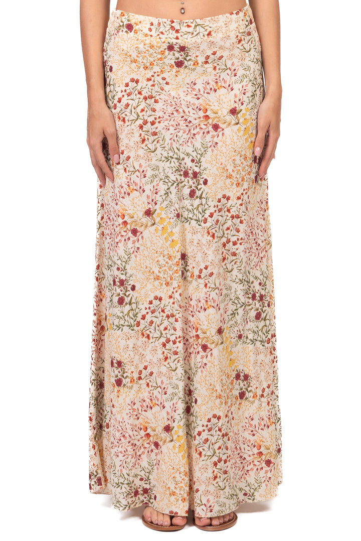 Tensione In - Gonna lunga fantasia floreale Art. 39288