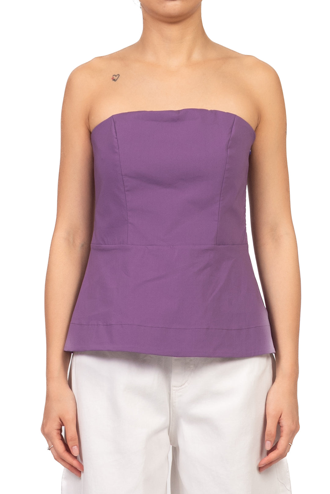 Tensione In - Top a fascia con cappa Art. 39291