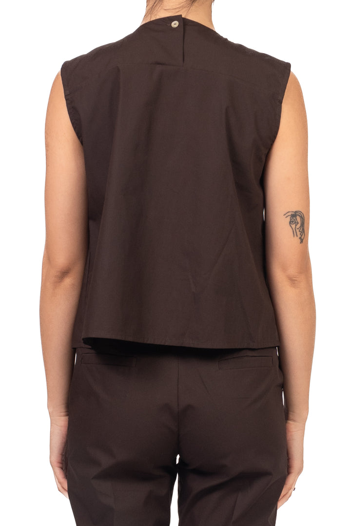 Vicolo - Top in cotone con rouches Art. TAB2399