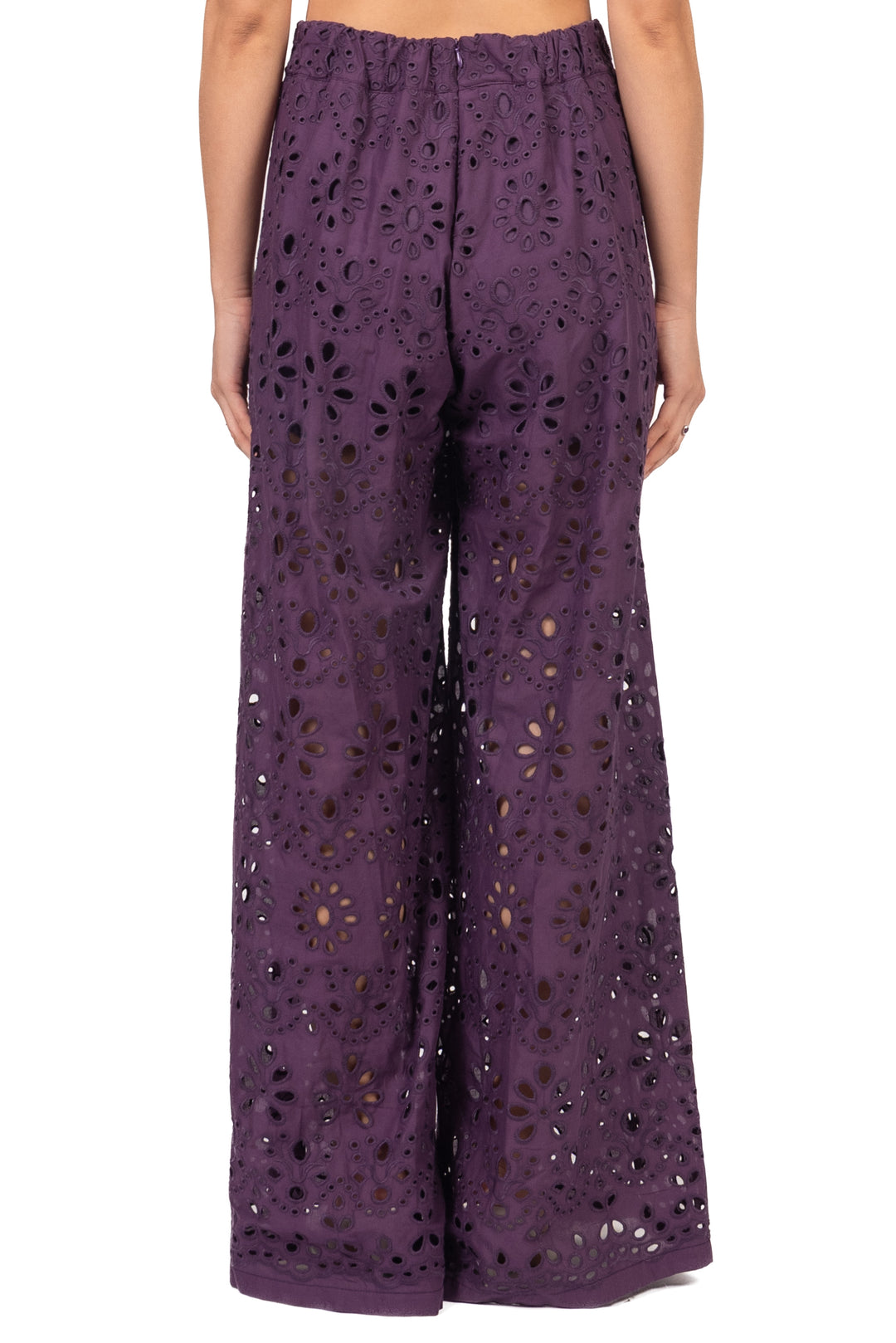 Tensione In - Pantalone palazzo pizzo san gallo Art. S26PC48