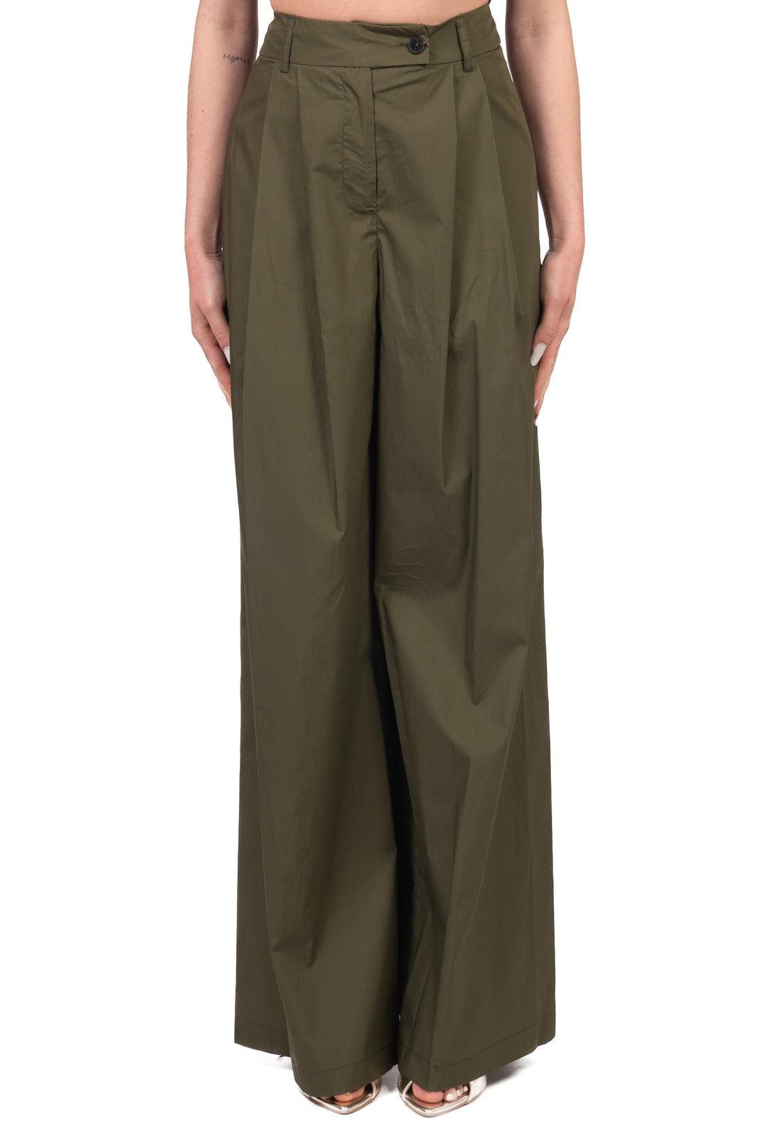 Tensione In - Pantalone palazzo con pinces Art. 26P4835