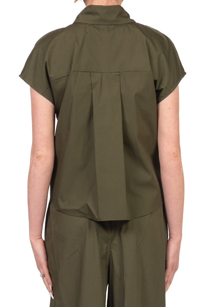 Tensione In - Camicia smanicata con taschino gioiello Art. 26C5101