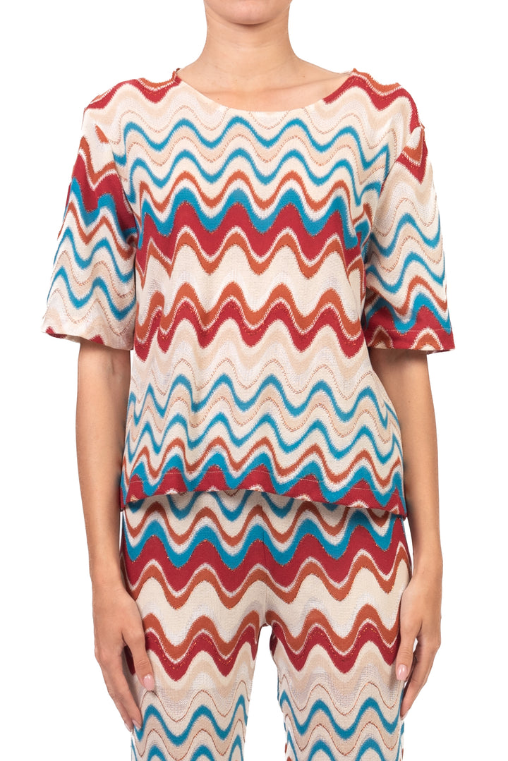 Vicolo - Maglia fantasia filo lurex Art. TAB2459