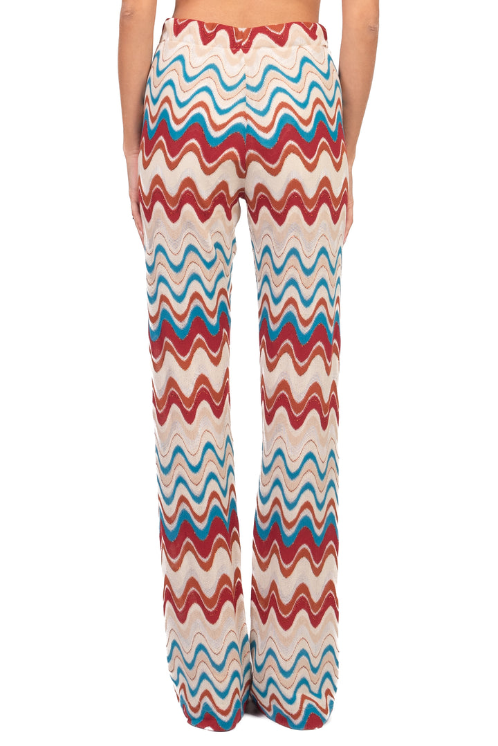 Vicolo - Pantalone fantasia filo lurex Art. TAB2458
