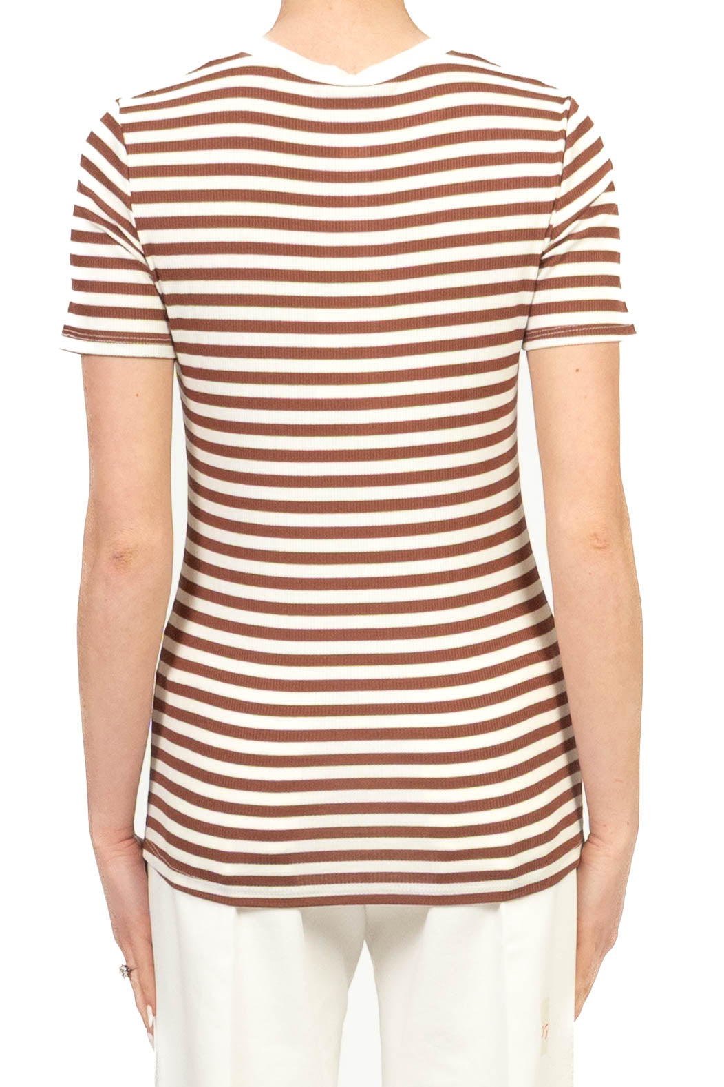 Tensione In - Maglia serafino rigata Art. 21015