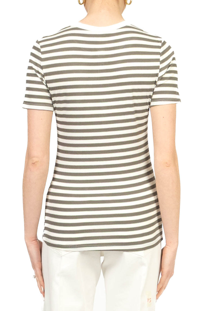 Tensione In - Maglia serafino rigata Art. 21015