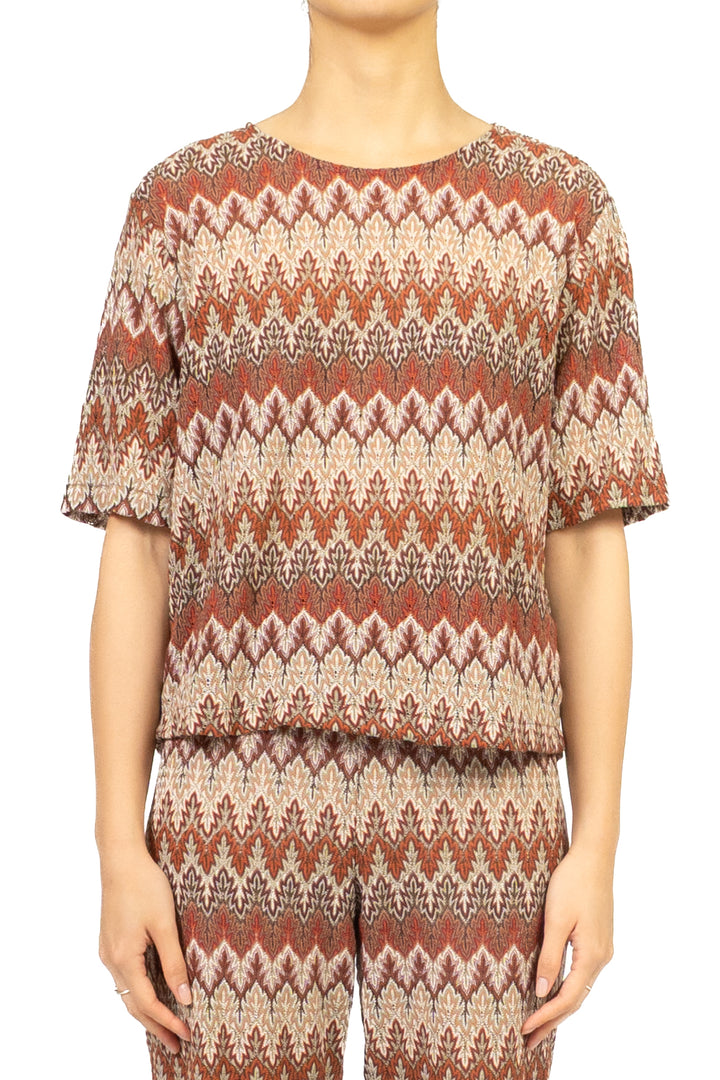 Vicolo - T-shirt girocollo con stampa multicolor Art. TAB2457