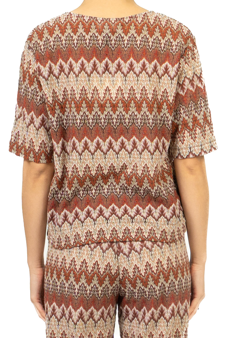 Vicolo - T-shirt girocollo con stampa multicolor Art. TAB2457