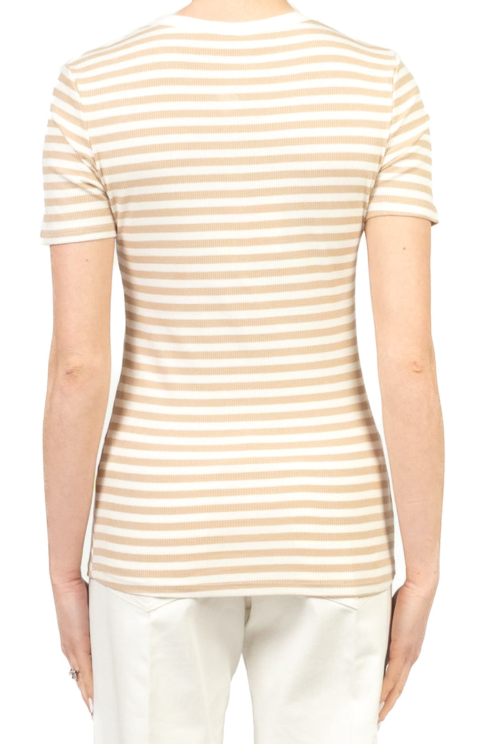 Tensione In - Maglia serafino rigata Art. 21015