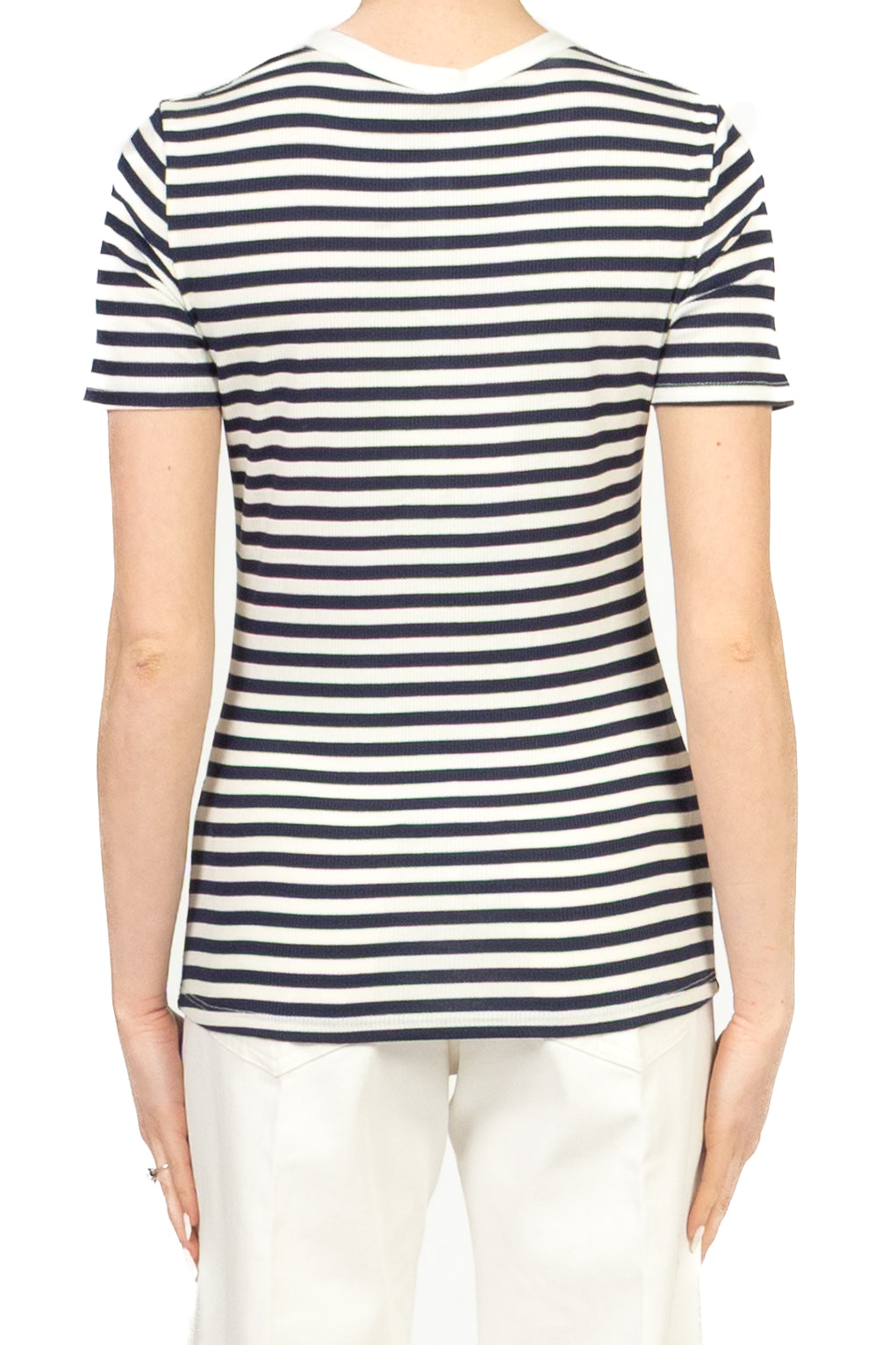 Tensione In - Maglia serafino rigata Art. 21015