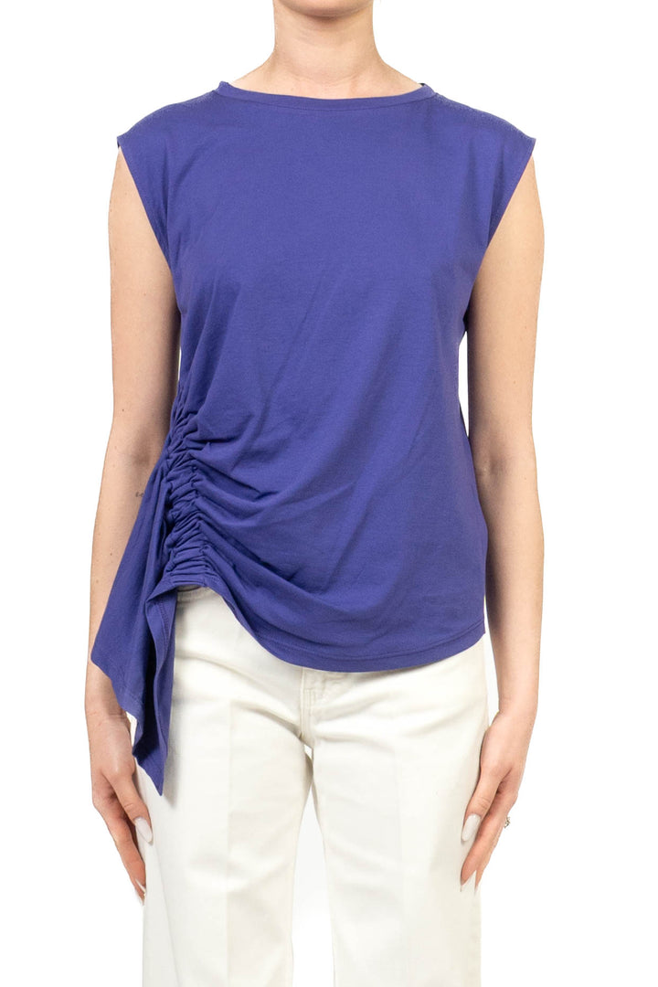 Vicolo - T-shirt smanicata arricciata Art. UAB0364