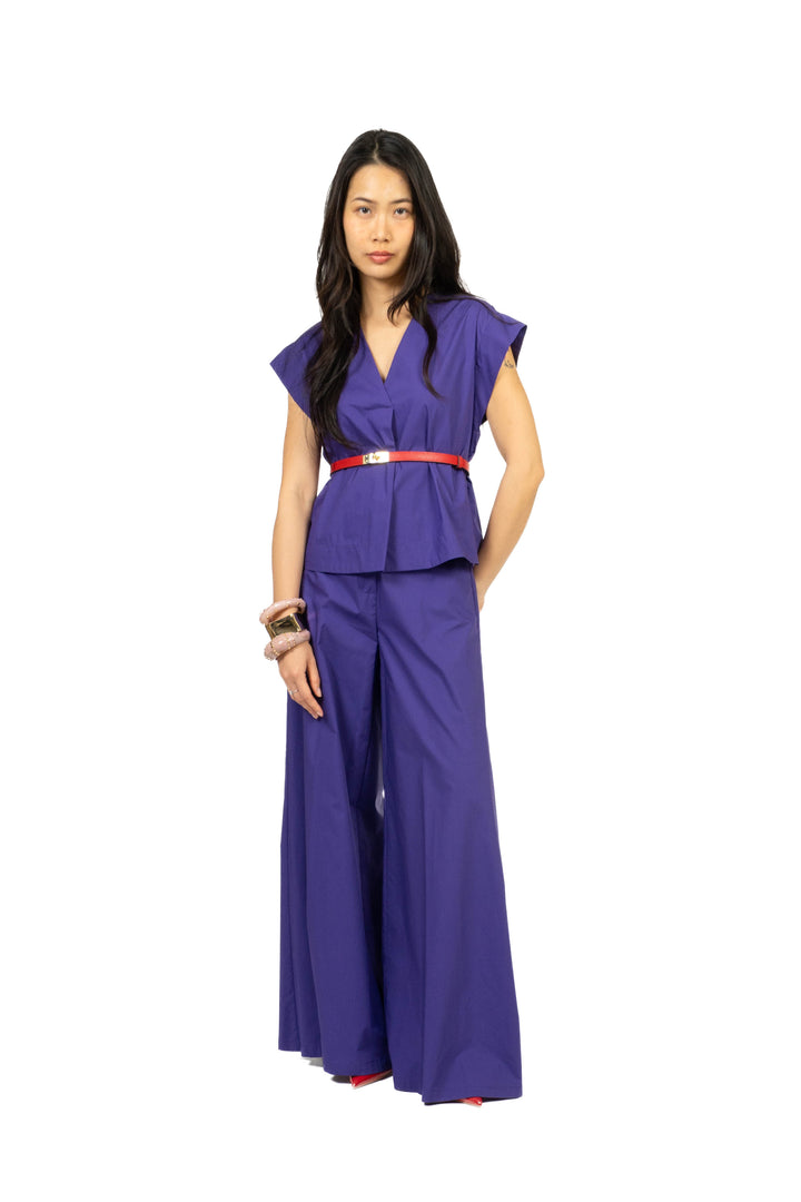 Vicolo - Pantalone palazzo in cotone Art. TAB2374