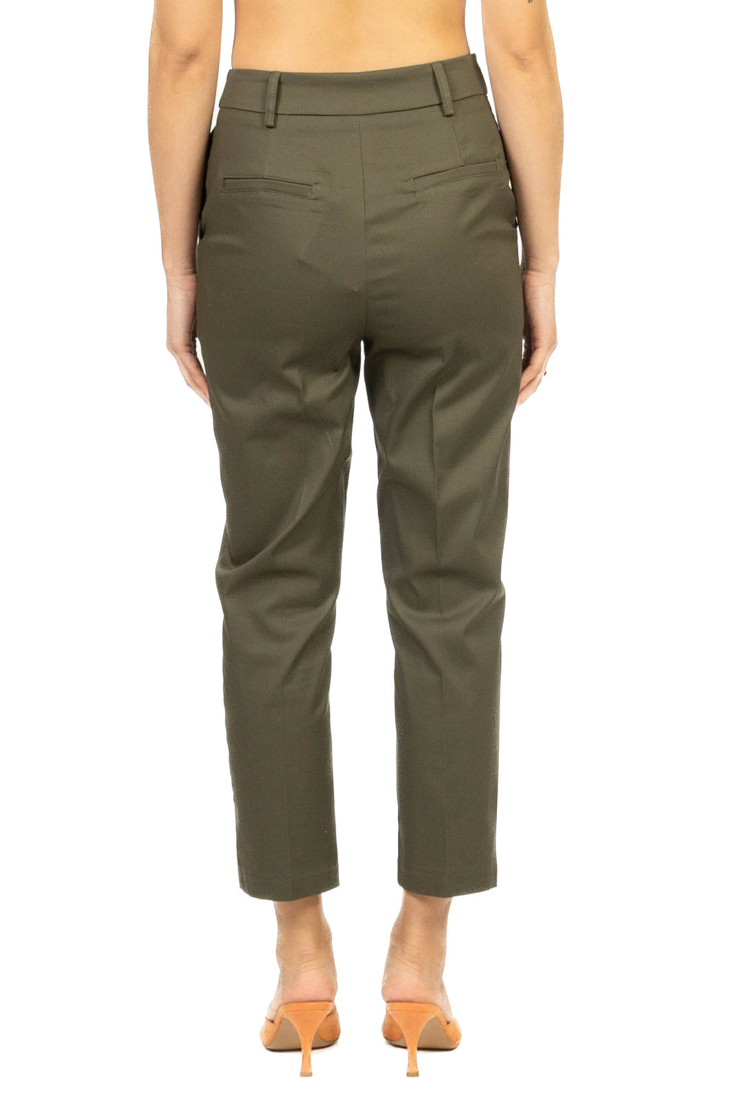 Tensione In - Pantalone sigaretta chiusura asimmetrica Art. 26P4941