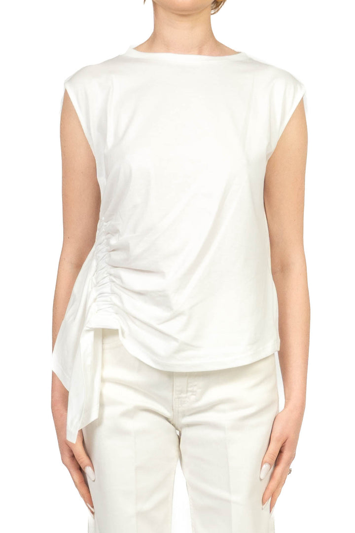 Vicolo - T-shirt smanicata arricciata Art. UAB0364