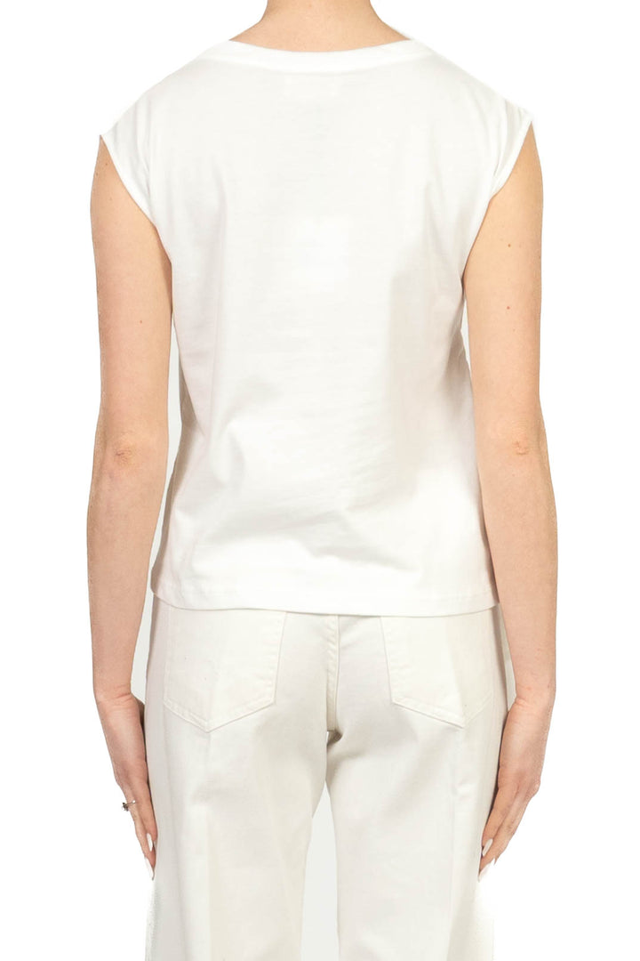 Vicolo - T-shirt smanicata arricciata Art. UAB0364