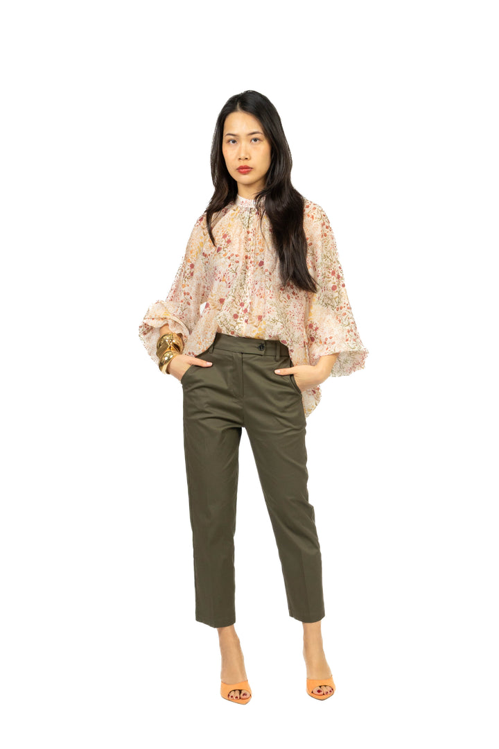 Tensione In - Camicia coreana fantasia floreale Art. 39315
