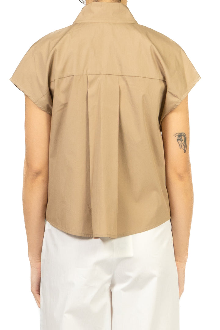 Tensione In - Camicia smanicata con taschino gioiello Art. 26C5101