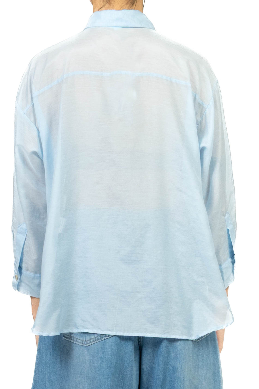 Tensione In - Camicia mussola con taschino paillettes Art. S26CG26