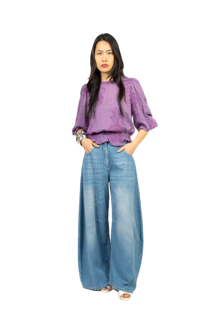 Tensione In - Blusa ricamata Art. S26CE06