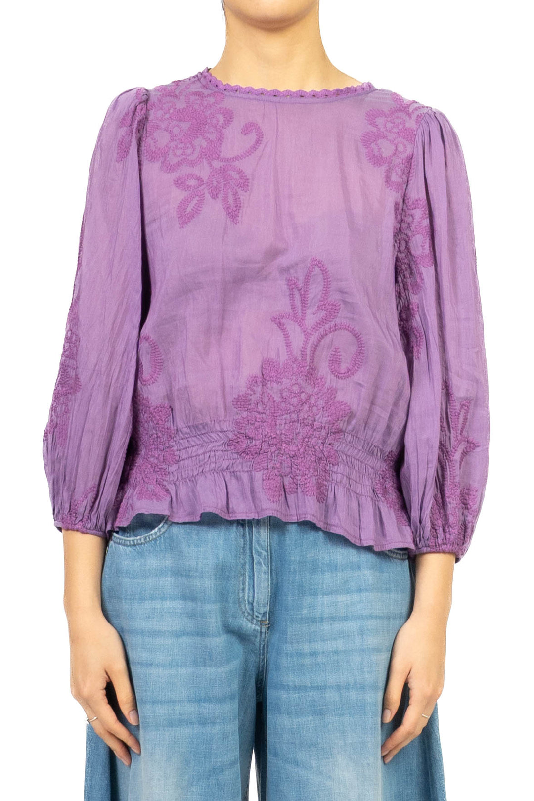 Tensione In - Blusa ricamata Art. S26CE06