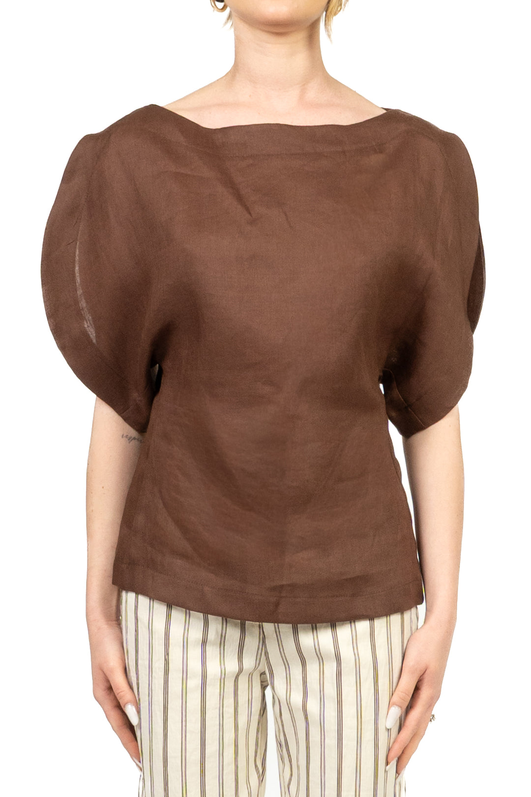 Vicolo - Blusa sfiancata in lino Art. TAB2351