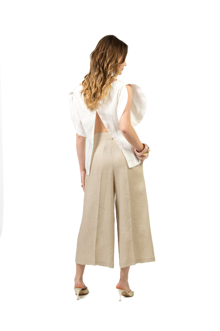 Vicolo - Blusa sfiancata in lino Art. TAB2351
